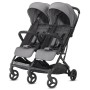 Otroški voziček za dvojčke Inglesina TWIN SKETCH Black Grey