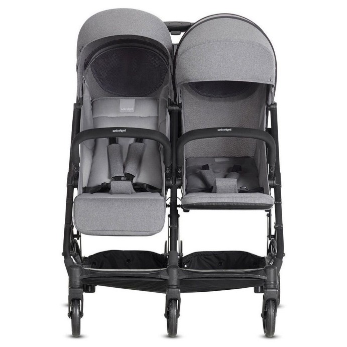 Otroški voziček za dvojčke Inglesina TWIN SKETCH Black Grey
