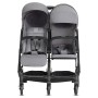 Otroški voziček za dvojčke Inglesina TWIN SKETCH Black Grey