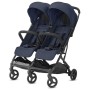 Otroški voziček za dvojčke TWIN SKETCH Black Navy