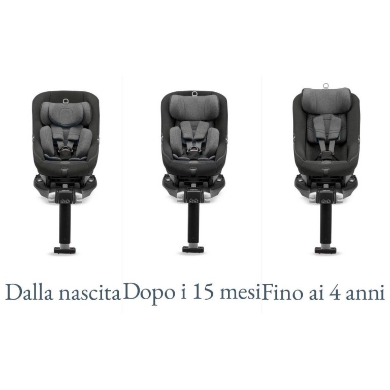 Autosjedalica I-Size MARCO POLO 360° Vulcan Black 40-105 cm