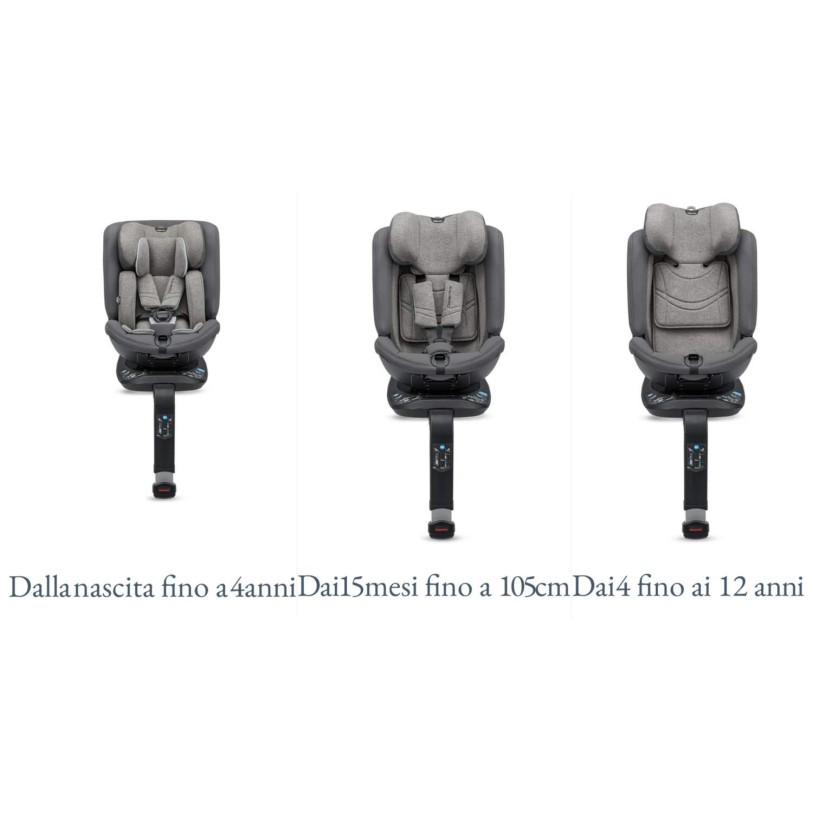 Avtosedež Inglesina i-Size COPERNICO 360° Stone Grey 40-145 cm Avtosedež Inglesina i-Size COPERNICO 360° Stone Grey 40-145 cm