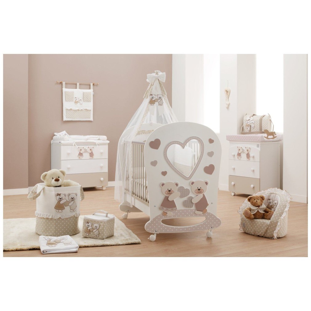 DOLCI COCCOLE Dove Grey dječji krevetić DOLCI COCCOLE Dove Grey dječji krevetić