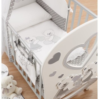 DOLCI COCCOLE Grey lesena otroška postelja