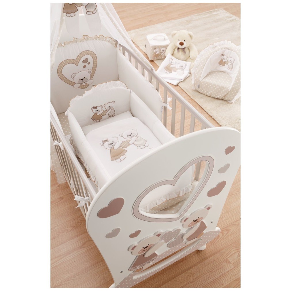 DOLCI COCCOLE Dove Grey dječji krevetić DOLCI COCCOLE Dove Grey dječji krevetić