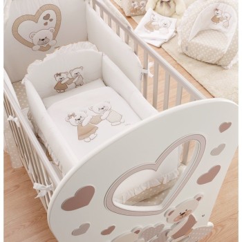 DOLCI COCCOLE Dove Grey lesena otroška postelja