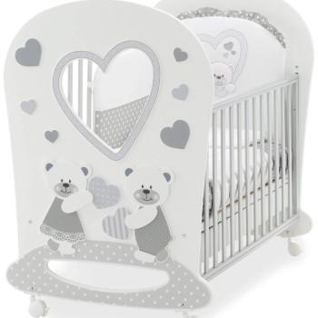 DOLCI COCCOLE Grey lesena otroška postelja