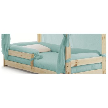 Obroba 4-delna za posteljo EXPERIENCE Aqua