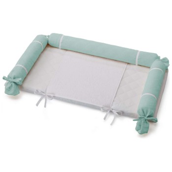 Previjalna podloga za komodo Montessori Aqua