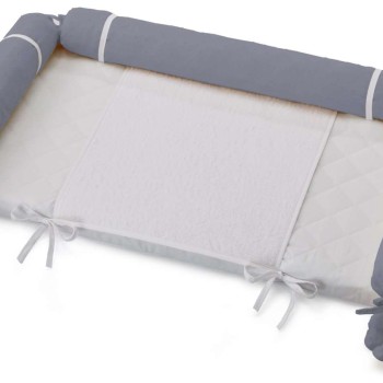 Previjalna podloga za komodo Montessori Grey
