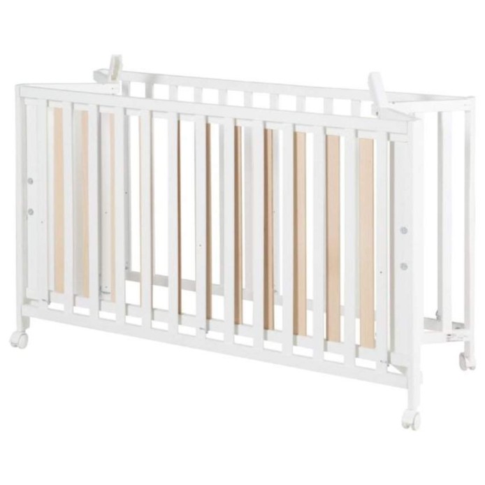 Drveni sklopivi dječji krevet FOLDY White i madrać Drveni sklopivi dječji krevet FOLDY White i madrać