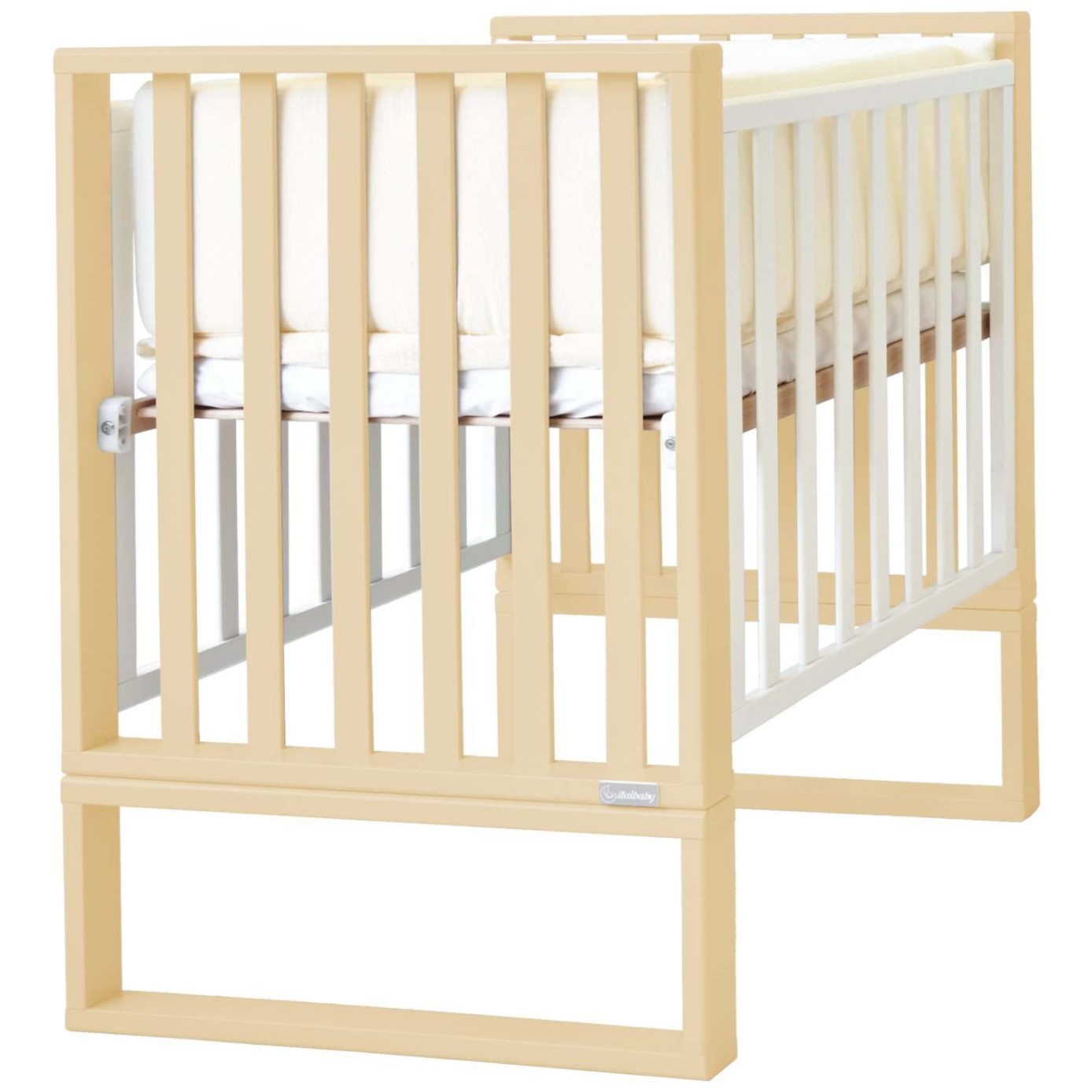 Postelja ki raste z otrokom INFINITO Natural White