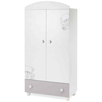 Otroška omara JOLIE White Grey