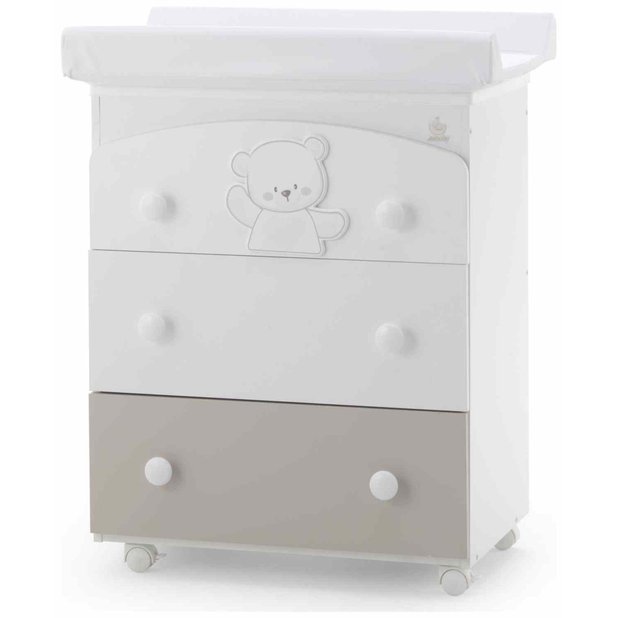 Komoda sa kadicom JOLIE White Choco