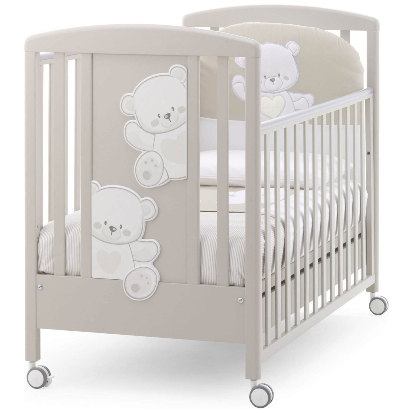 JOLIE White Choco drveni krevetič i madrac JOLIE White Choco drveni krevetič i madrac