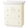 Previjalna komoda z banjico LOVE Avorio Previjalna komoda z banjico LOVE Avorio