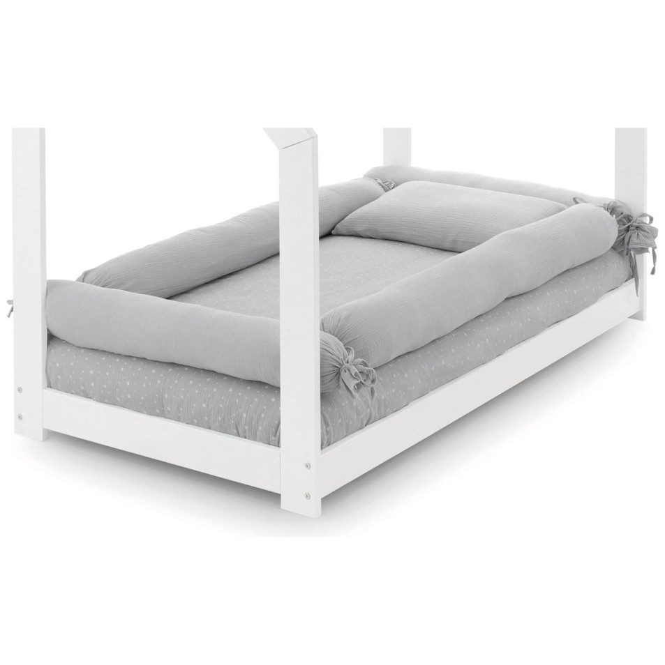 Obroba 4-delna za posteljo EXPLORE CILINDRI Grey