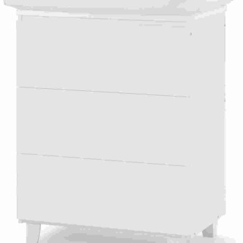 OSLO White stol za prematanje s kadicom i podlogom za prematanje