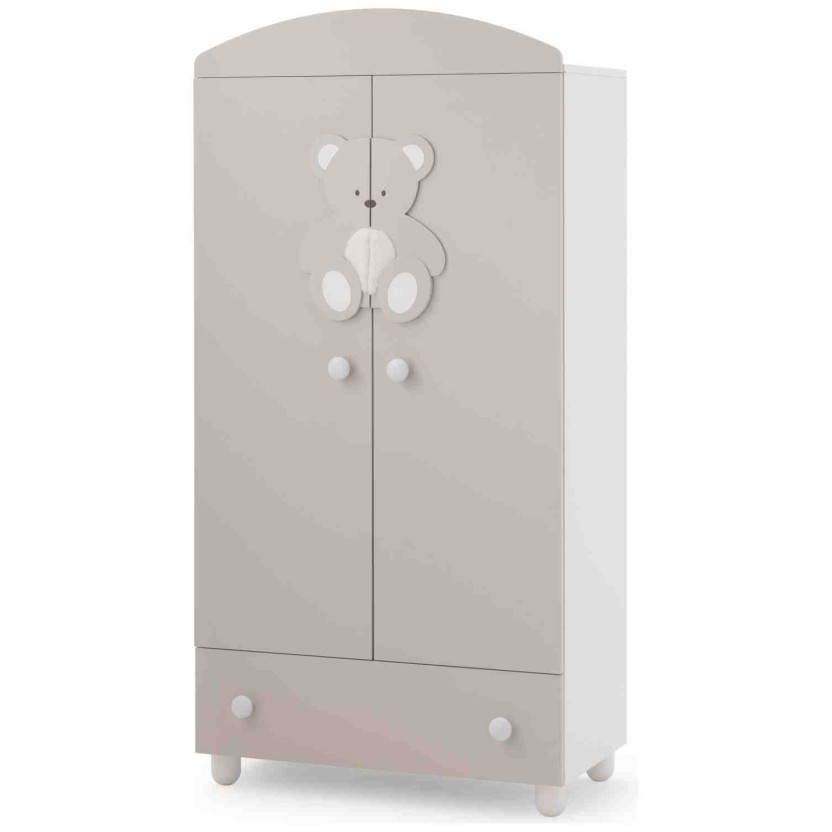 Garderobna otroška omara PELUCHE Choco Garderobna otroška omara PELUCHE Choco