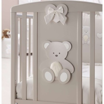 Drveni krevetič i madrac PELUICHE Choco