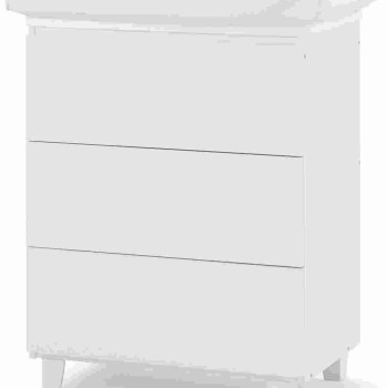 ROCKSTAR White previjalna miza z banjico in previjalno podlogo