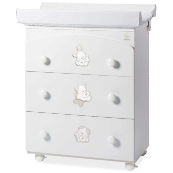 Komoda sa kadicom SWEET STAR White