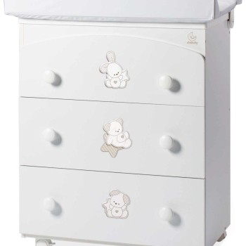 Komoda sa kadicom SWEET STAR White