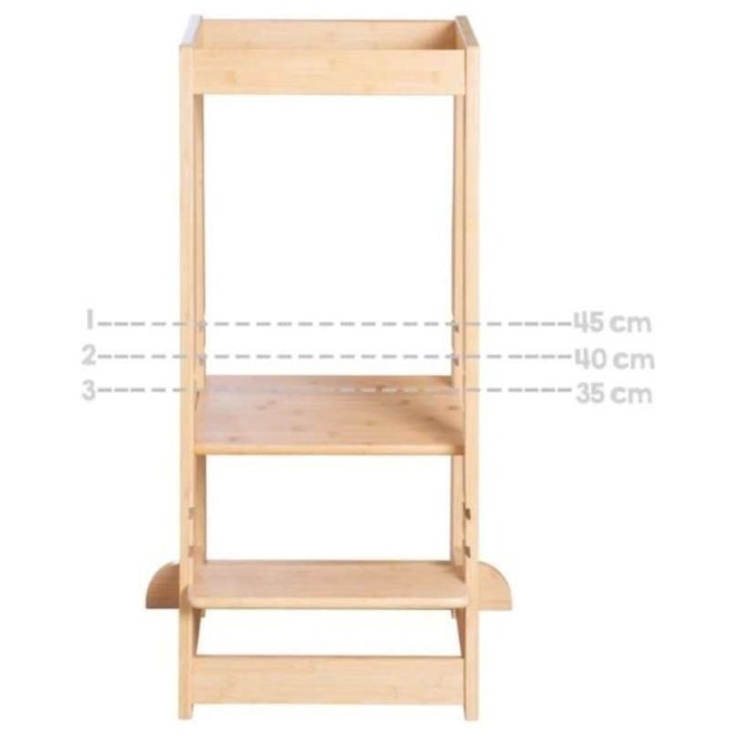 Montessori Pomagalček TOWER Natural