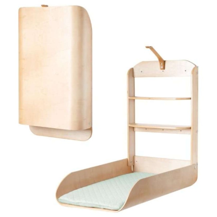 Zidna komoda za prematanje WALL Baby Natur