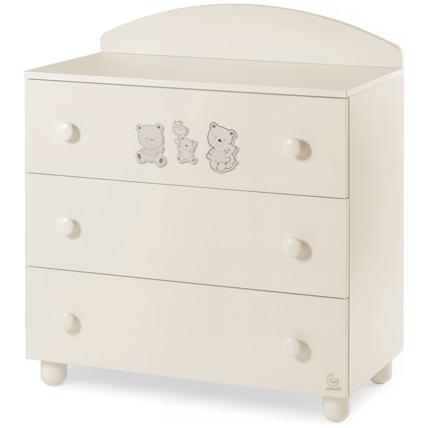 Drvena Komoda HAPPY FAMILY Avorio