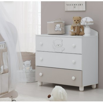 Drvena Komoda JOLIE White Choco