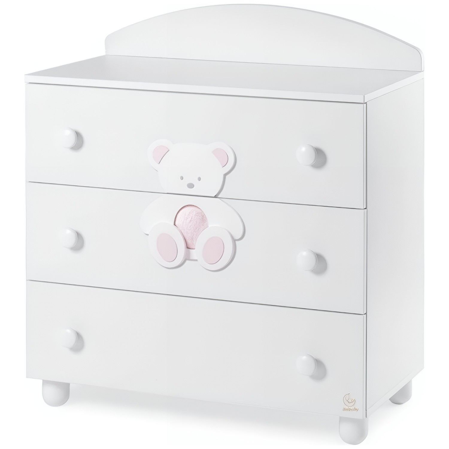 Lesena komoda PELUCHE Pink