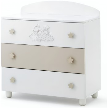 Drvena Komoda SOGNI D'ORO White Choco