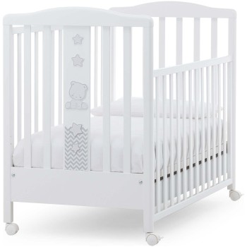 POP STAR White Lesena postelja z vzmetnico