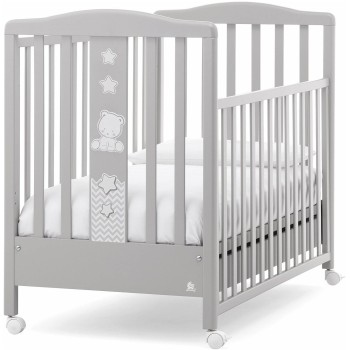 POP STAR Grey Lesena postelja z vzmetnico