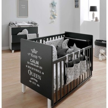 Dječji krevet ROCKSTAR Antracite Queen i madrac Dječji krevet ROCKSTAR Antracite Queen i madrac