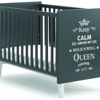 Dječji krevet ROCKSTAR Antracite Queen i madrac