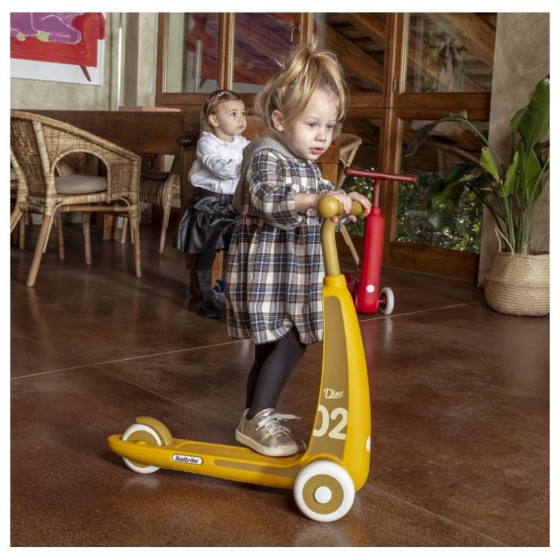 Otroški skiro DINO Yellow