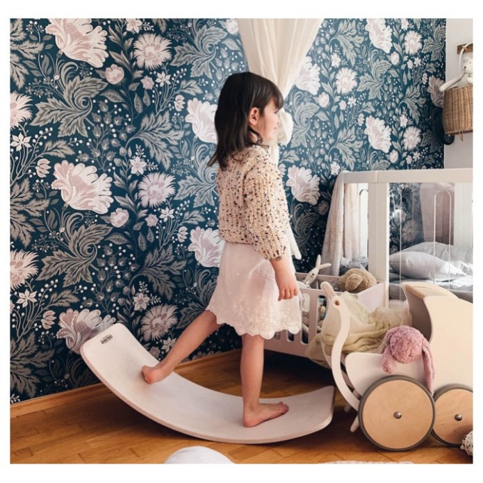 Drvena daska za ravnotežu KINDERBOARD White Wash Drvena daska za ravnotežu KINDERBOARD White Wash