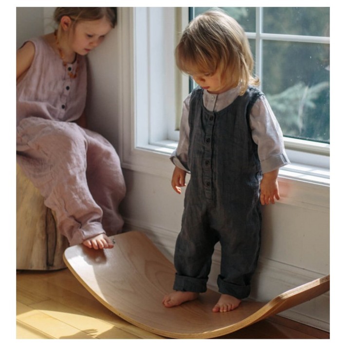 Lesena ravnotežna deska KINDERBOARD Natural