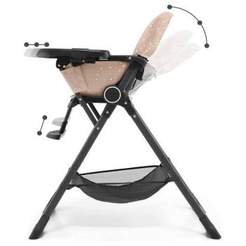 Stolček za hranjenje FOLDEE Pink