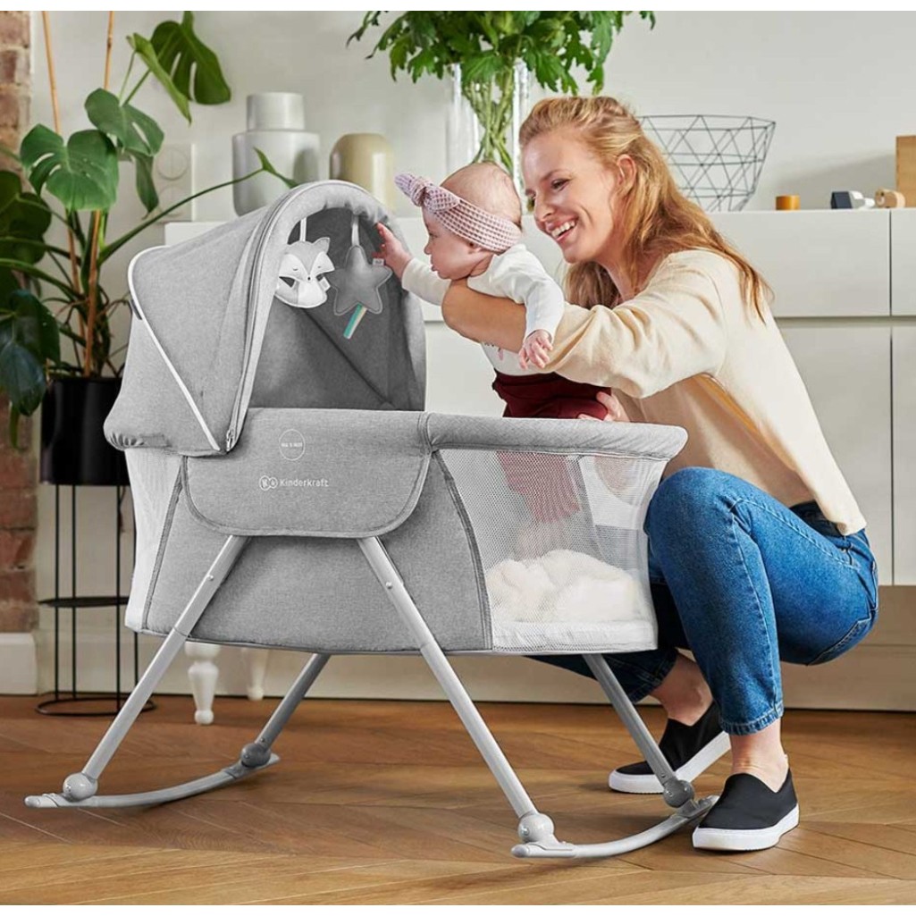 Prenosna postelja LOVI 3v1 Beige