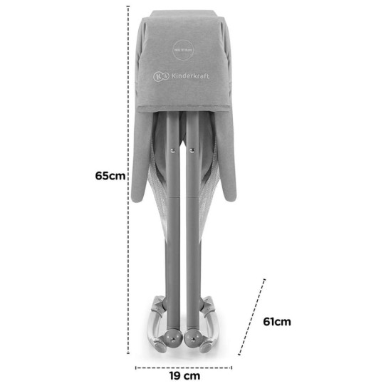 Prenosna postelja LOVI 3v1 Beige