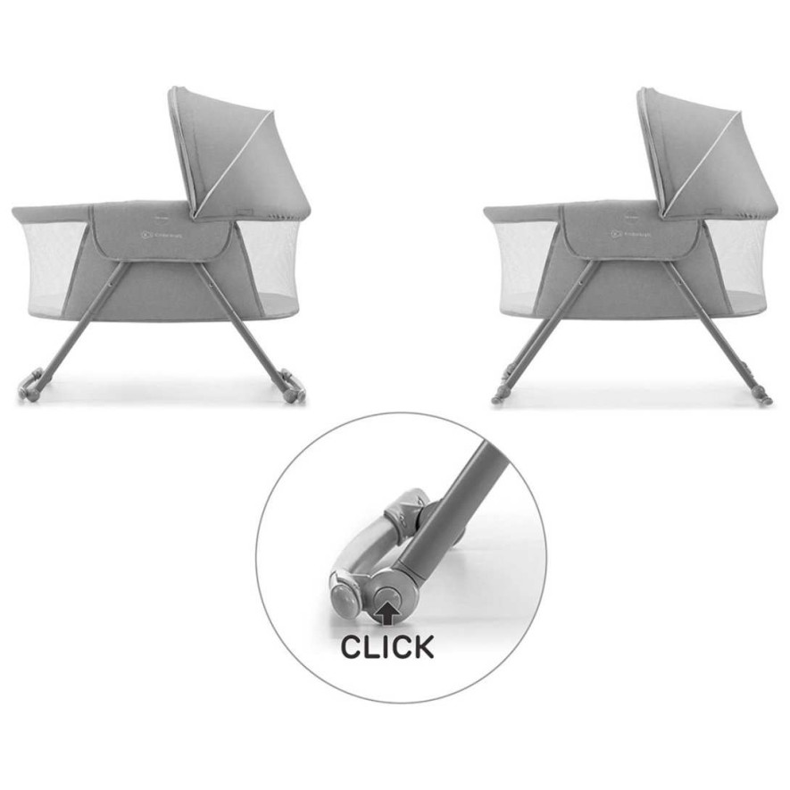 Prijenosni krevetić LOVI 3u1 Grey