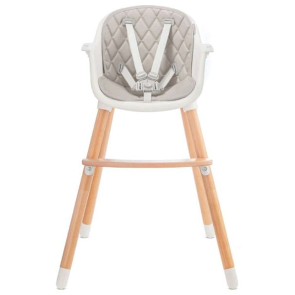 Stolček za hranjenje 2v1 SIENNA Grey