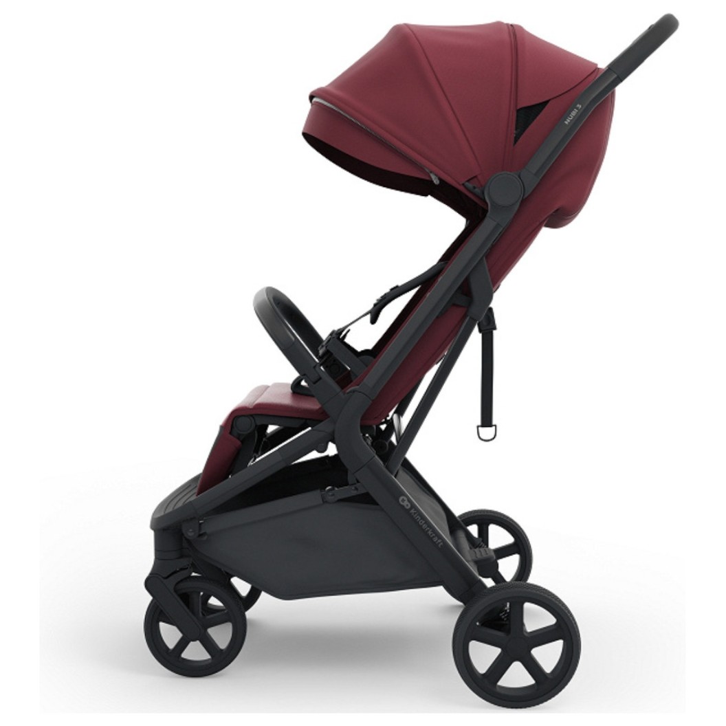 Dječja sportska kolica Kinderkraft NUBI 3 Dark Rubi