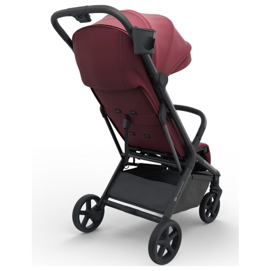 Dječja sportska kolica Kinderkraft NUBI 3 Dark Rubi