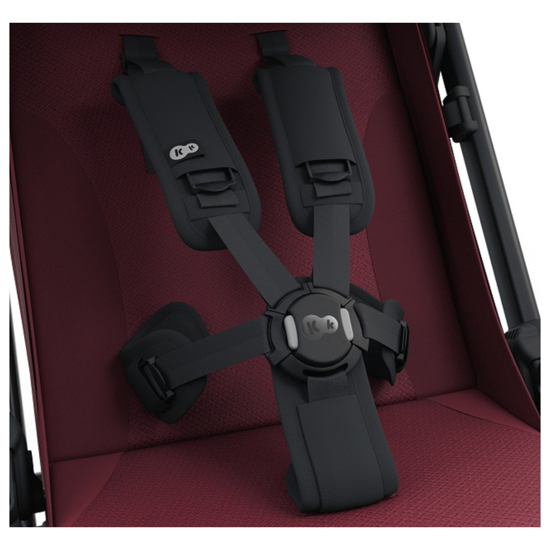 Dječja sportska kolica Kinderkraft NUBI 3 Dark Rubi