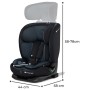 ONETO 3 Graphite Black - Kinderkraft autosjedalica I-Size 76-150 cm