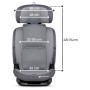 ONETO 3 Cool Grey - Kinderkraft autosjedalica I-Size 76-150 cm ONETO 3 Cool Grey - Kinderkraft autosjedalica I-Size 76-150 cm